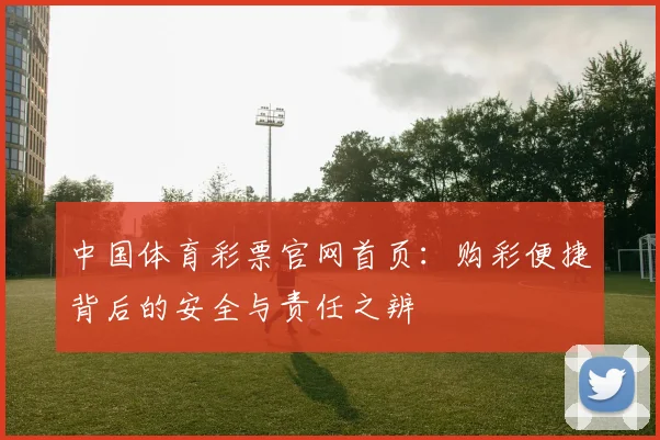 中国体育彩票官网首页:购彩便捷背后的安全与责任之辨